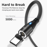 BIG+ 100W USB C to USB C Magnetic Charging Cable [2 Pack] 6in1 PD Fast Charging Nylon Braided Data Cable, USB A/C to Type C, I-Products and Micro USB