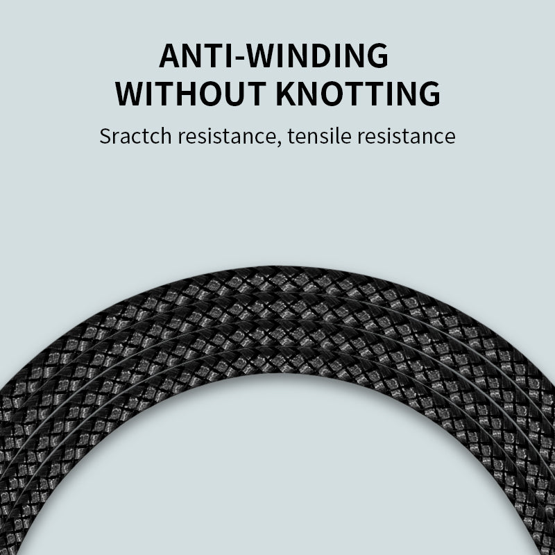 Magnetic Charging Cable 6‑Pack – 3‑in‑1 USB Cable with 360° Rotation, LED Light & Nylon Braided Design (0.5M, 1M, 2M)