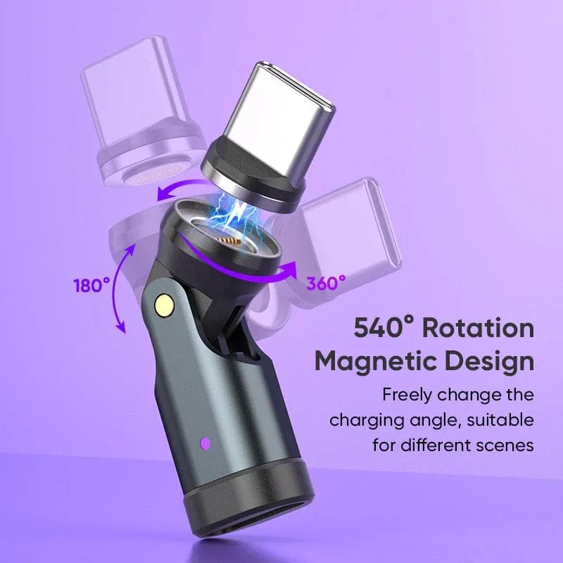 The BIG+ 240W Magnetic USB‑C Adapter delivers ultra‑fast charging, 540° rotation and a secure 16‑pin magnetic connection. Designed for laptops, tablets, phones and gaming devices — including USB‑C, Micro USB and iPhone devices when used with the correct cable.