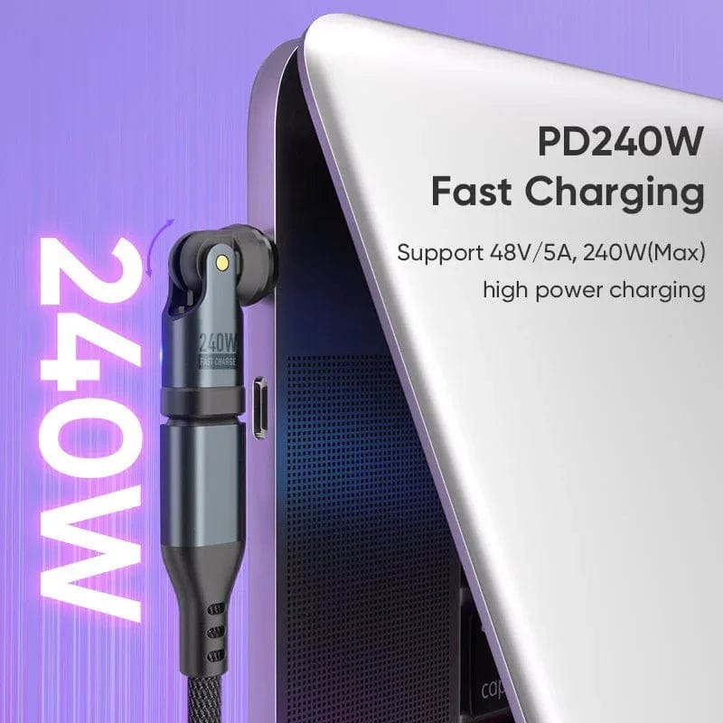The BIG+ 240W Magnetic USB‑C Adapter delivers ultra‑fast charging, 540° rotation and a secure 16‑pin magnetic connection. Designed for laptops, tablets, phones and gaming devices — including USB‑C, Micro USB and iPhone devices when used with the correct cable.