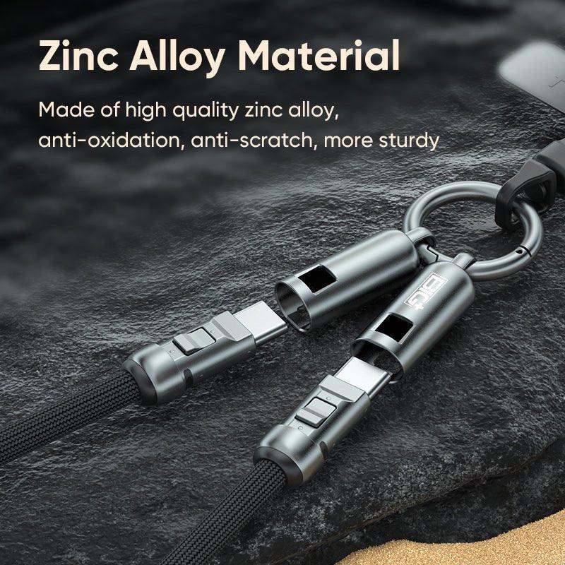 The BIG+ Store USB Cables USB‑C Charging Lanyard – Anti‑Loss Wrist Strap with Built‑In Type‑C Cable (Fast Charging  Travel‑Ready)