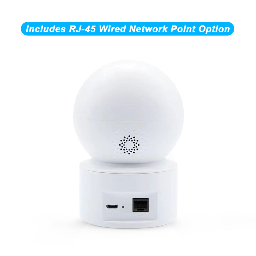 WiFi Full HD 3.0MP Pet Camera with Night Vision, 2-Way Audio, Motion Detection, Pan/Tilt, Smart IP Home Camera, - The Big Plus Store