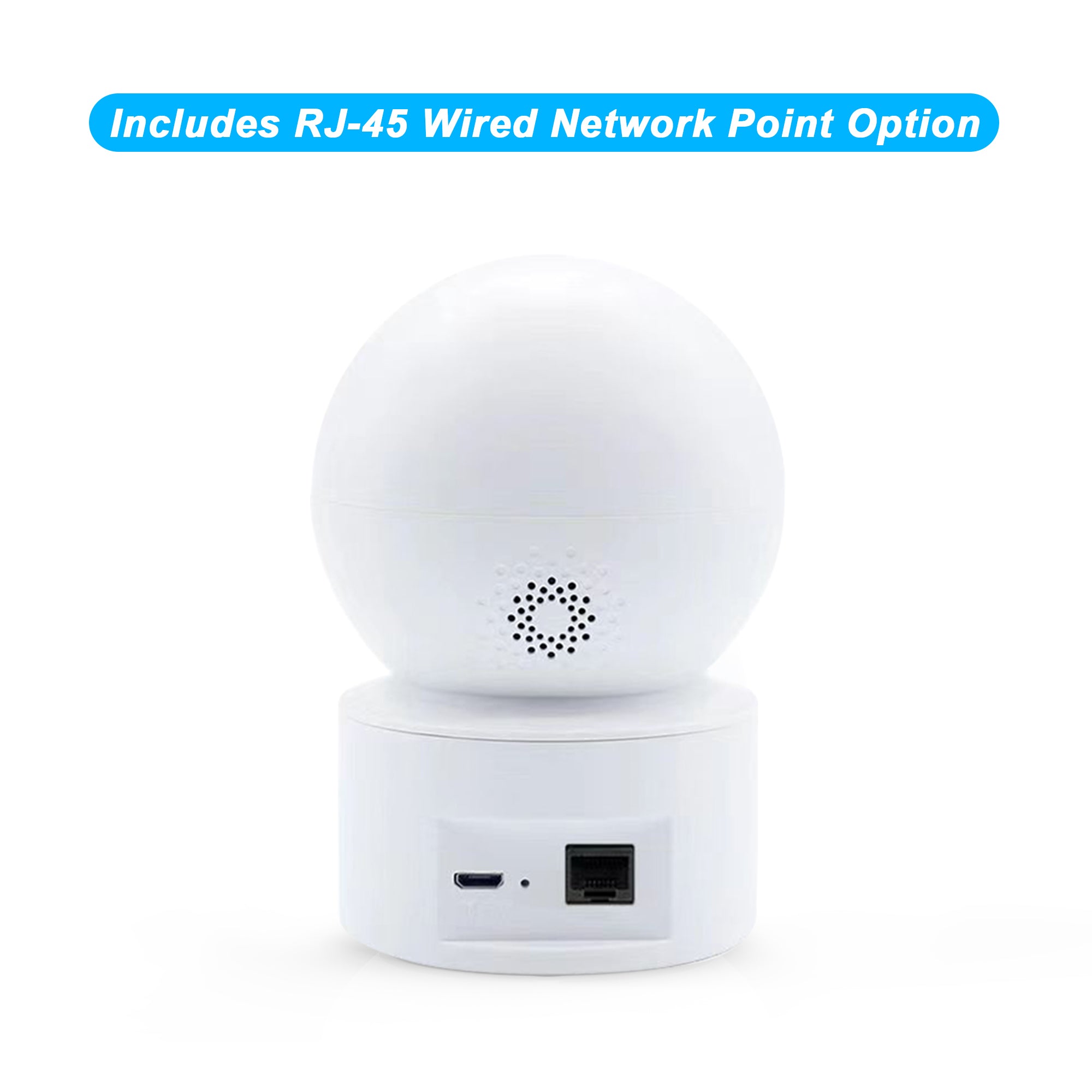 WiFi Full HD 3.0MP Pet Camera with Night Vision, 2-Way Audio, Motion Detection, Pan/Tilt, Smart IP Home Camera, - The Big Plus Store