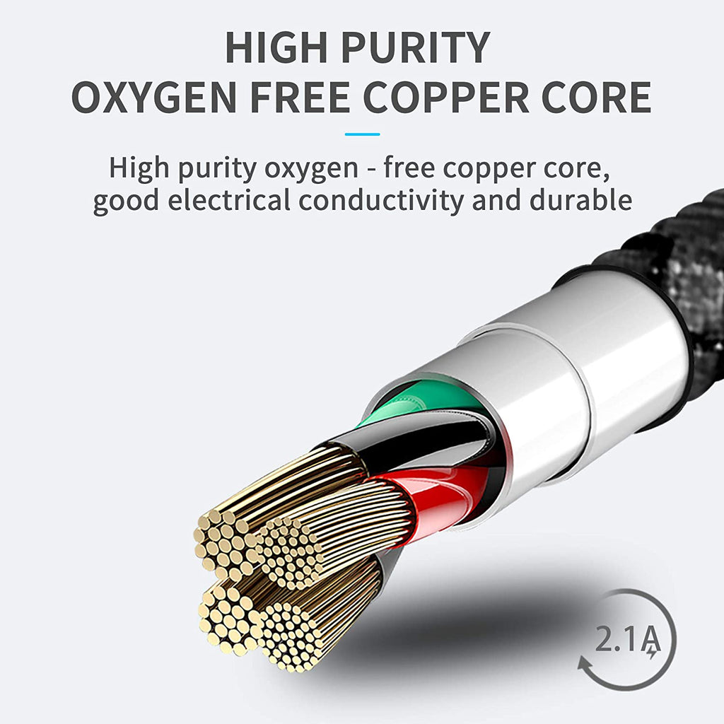 Magnetic Charging Cable Compatible with IOS, Micro USB and Type C for Smartphone - The Big Plus Store