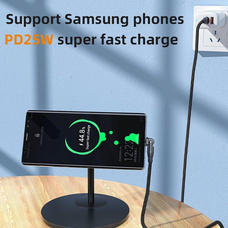 The BIG+ Store USB Cables BIG+ USB‑C to USB‑C Cable 2‑Pack (2M) – 60W PD Fast Charging, 3A Nylon Braided, 480Mbps Data Transfer